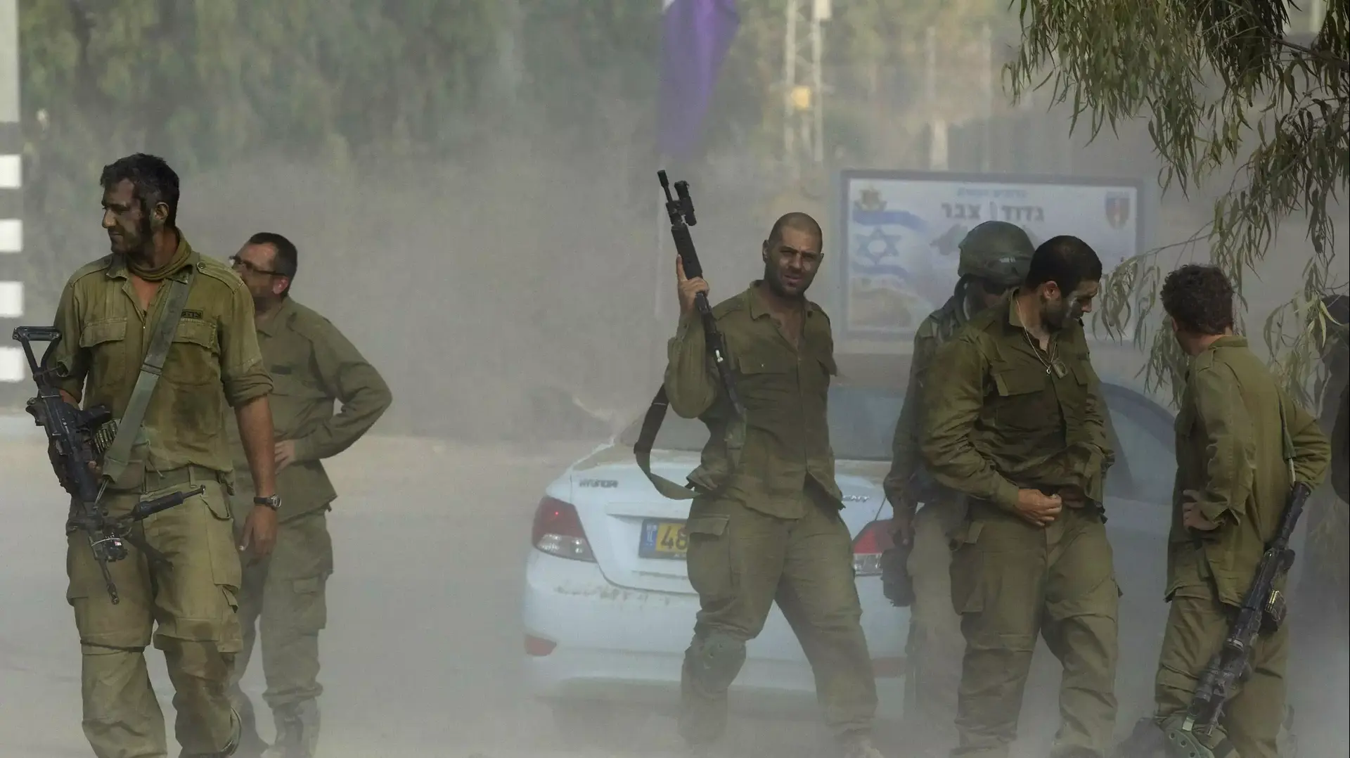 חיילים שבים מעזה לגבול ישראל