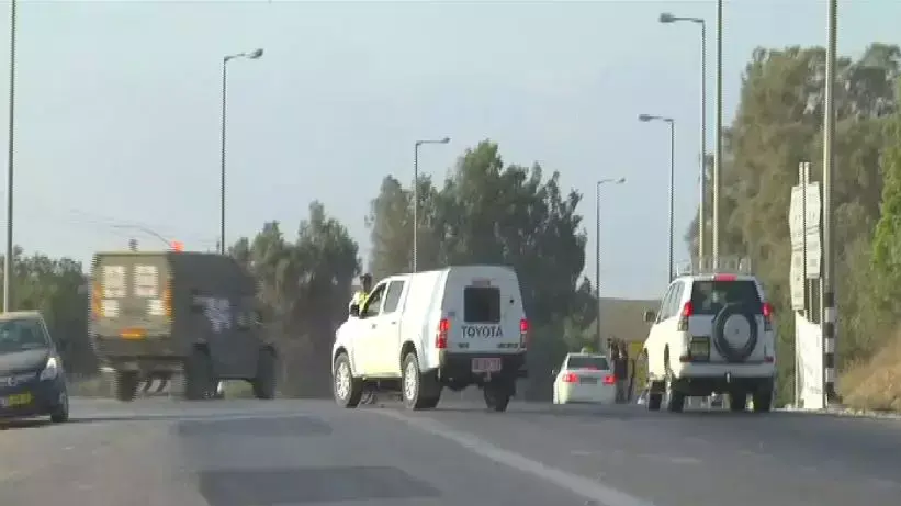 זירת הנפילה של הפצמ"ר באשכול. יולי 2014 זירת הנפילה של הפצמ"ר באשכול. יולי 2014