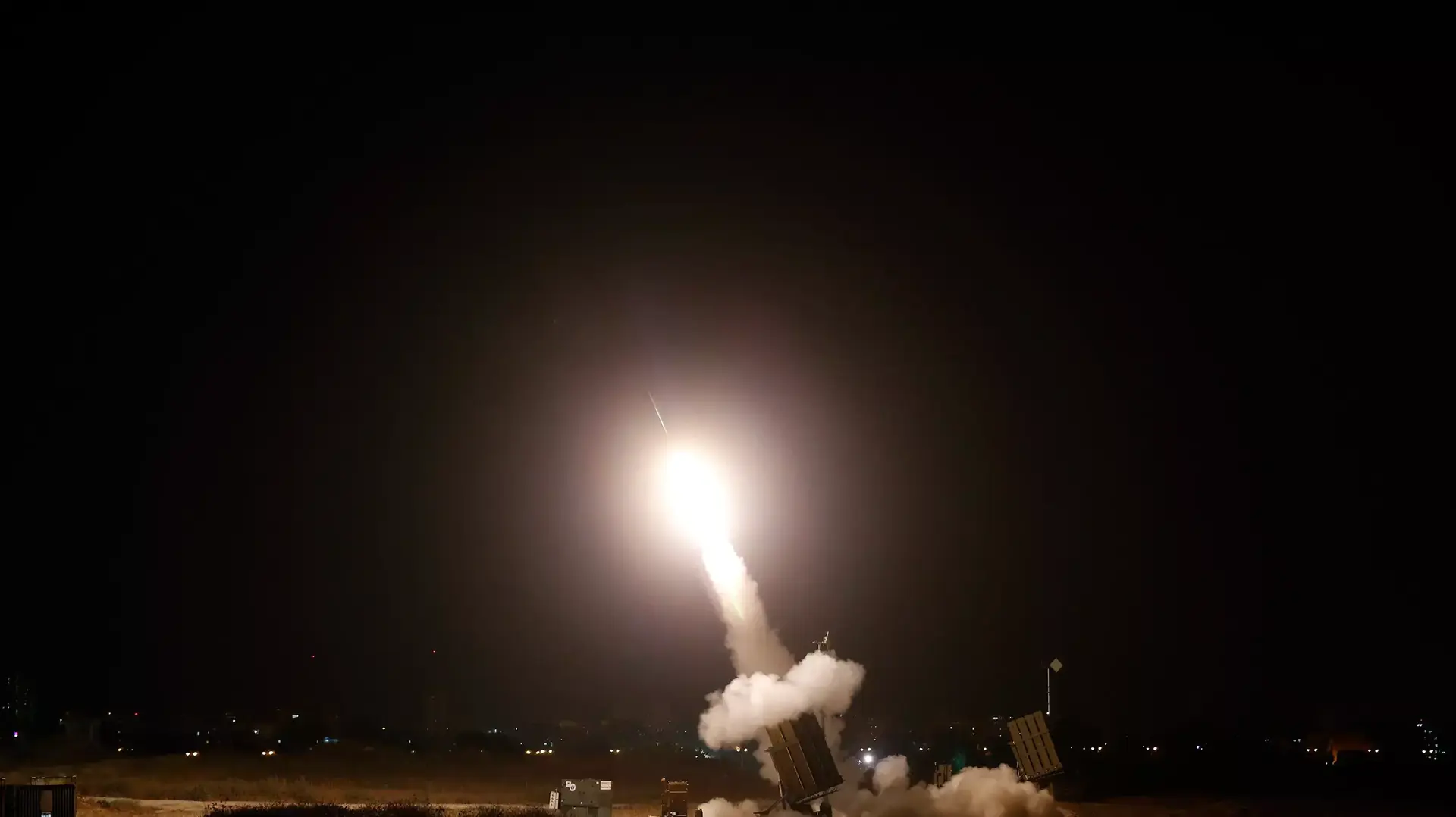 כיפת ברזל מיירטת מעל אשדוד, יולי 2014