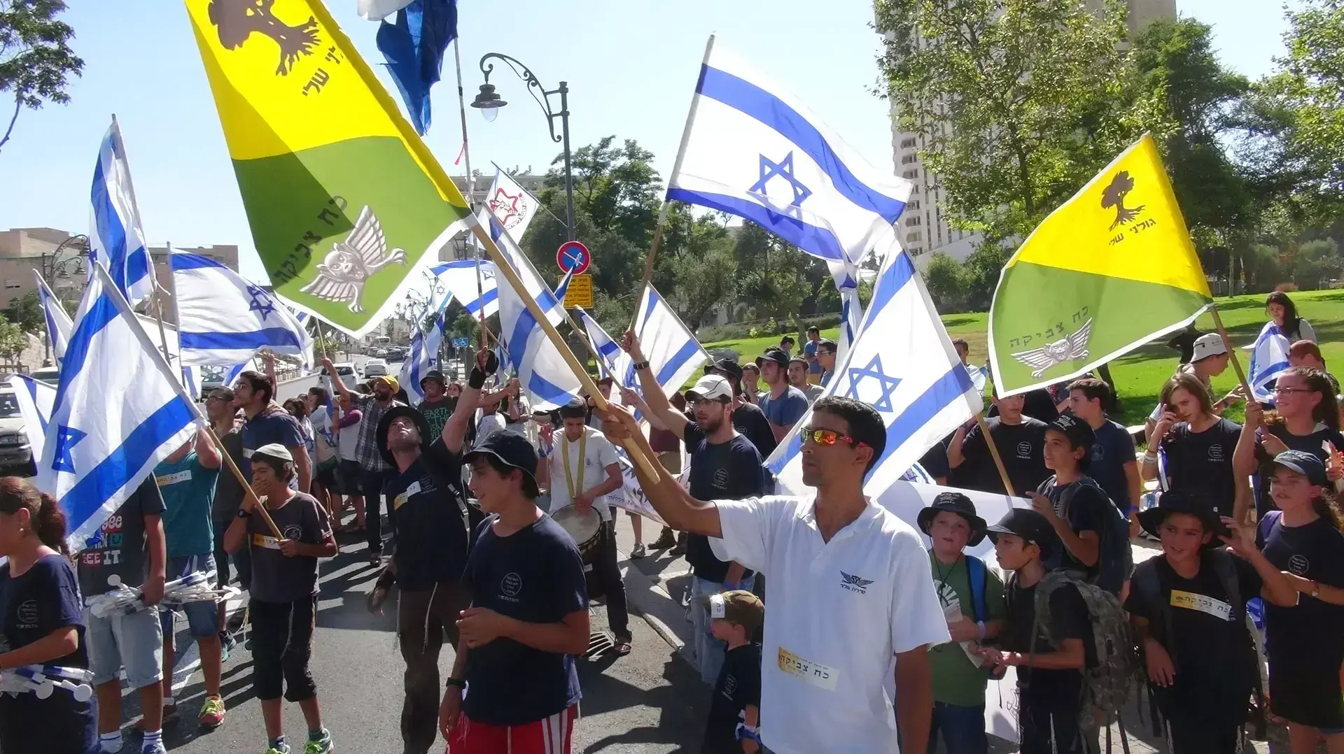 צעדת תמיכה בצה"ל לזכרו של צביקה קפלן היום בירושלים, יולי 2014