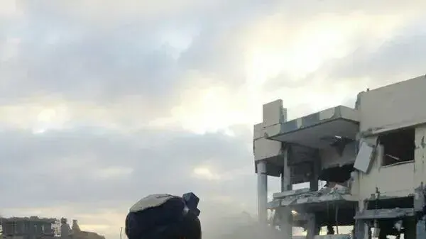 מבנה המרפאה שמולכדה על ידי אנשי חמאס בטון חומר נפץ שמפיצוצו נהרגו שלושת לוחמי יחידת העלית מגלן מבנה המרפאה שמולכדה על ידי אנשי חמאס בטון חומר נפץ שמפיצוצו נהרגו שלושת לוחמי יחידת העלית מגלן