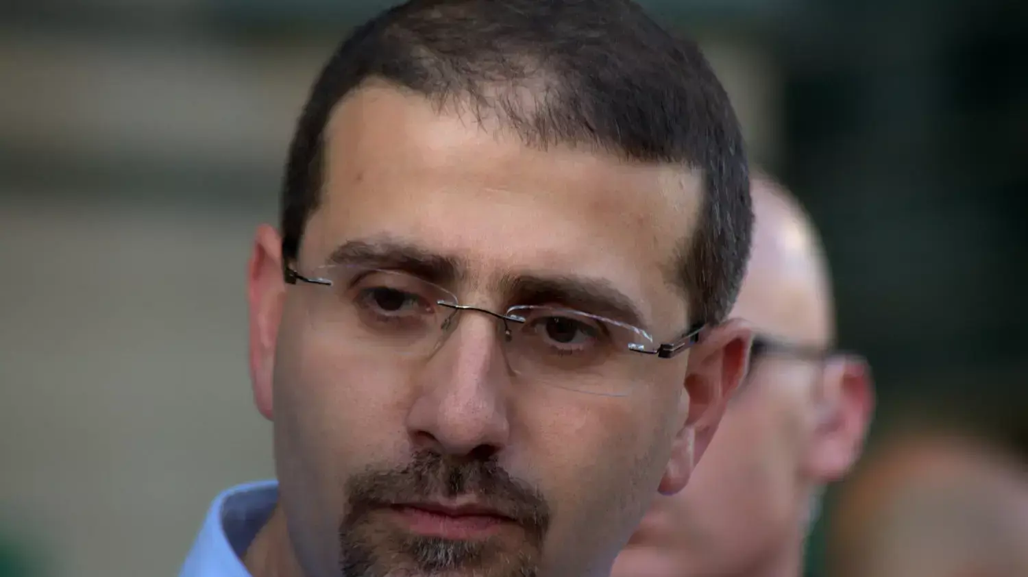 דן שפירו ובוז'י הרצוג בביקור בבית החולים סורוקה. יולי 2014 דן שפירו ובוז'י הרצוג בביקור בבית החולים סורוקה. יולי 2014