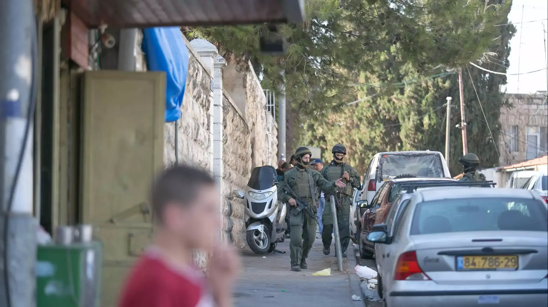 סריקות אחר חשודים בוואדי ג'וז אחרי הירי בחייל בהר הצופים בירושלים. 4 באוגוסט 2014 סריקות אחר חשודים בוואדי ג'וז אחרי הירי בחייל בהר הצופים בירושלים. 4 באוגוסט 2014