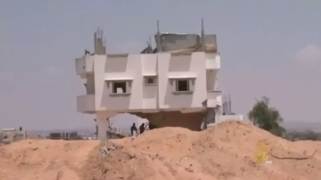המנהרה שלתוכה נחטף סגן הדר גולדין ברפיח. אוגוסט 2014 המנהרה שלתוכה נחטף סגן הדר גולדין ברפיח. אוגוסט 2014