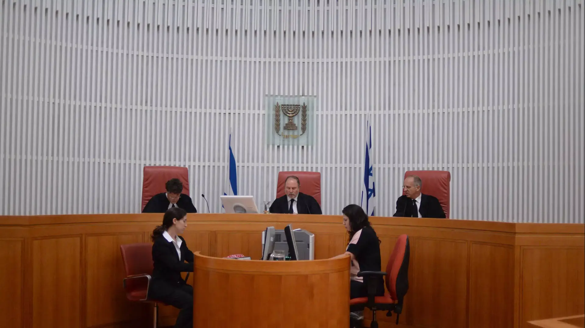 השופטים בדיון על המחבל האחראי על חטיפת הנערים בבית המשפט העליון, אוגוסט 2014 השופטים בדיון על המחבל האחראי על חטיפת הנערים בבית המשפט העליון, אוגוסט 2014