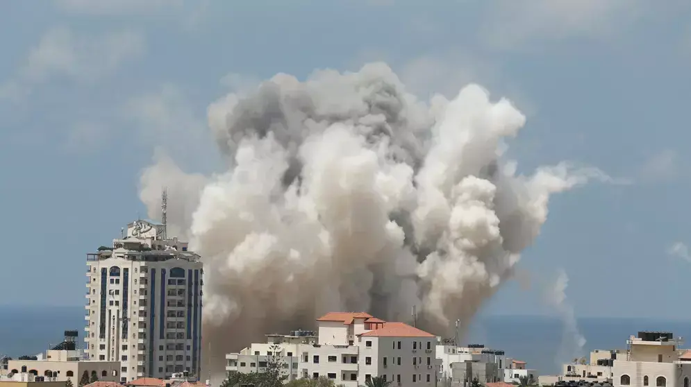 תקיפת חיל האוויר בעיר עזה. 9 באוגוסט 2014 תקיפת חיל האוויר בעיר עזה. 9 באוגוסט 2014