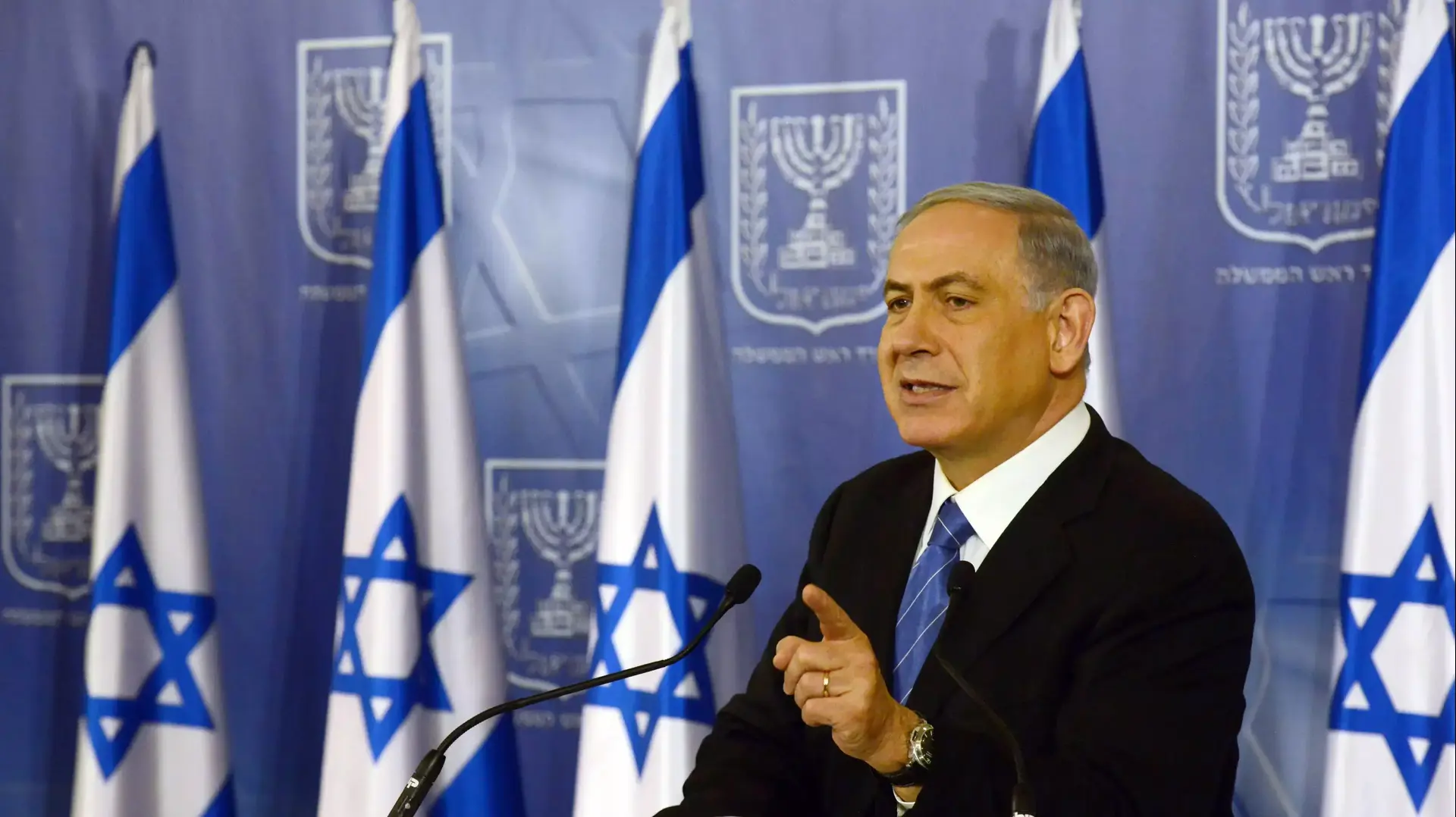 ראש הממשלה בנימין נתניהו נואם בקריה בתל אביב ראש הממשלה בנימין נתניהו נואם בקריה בתל אביב