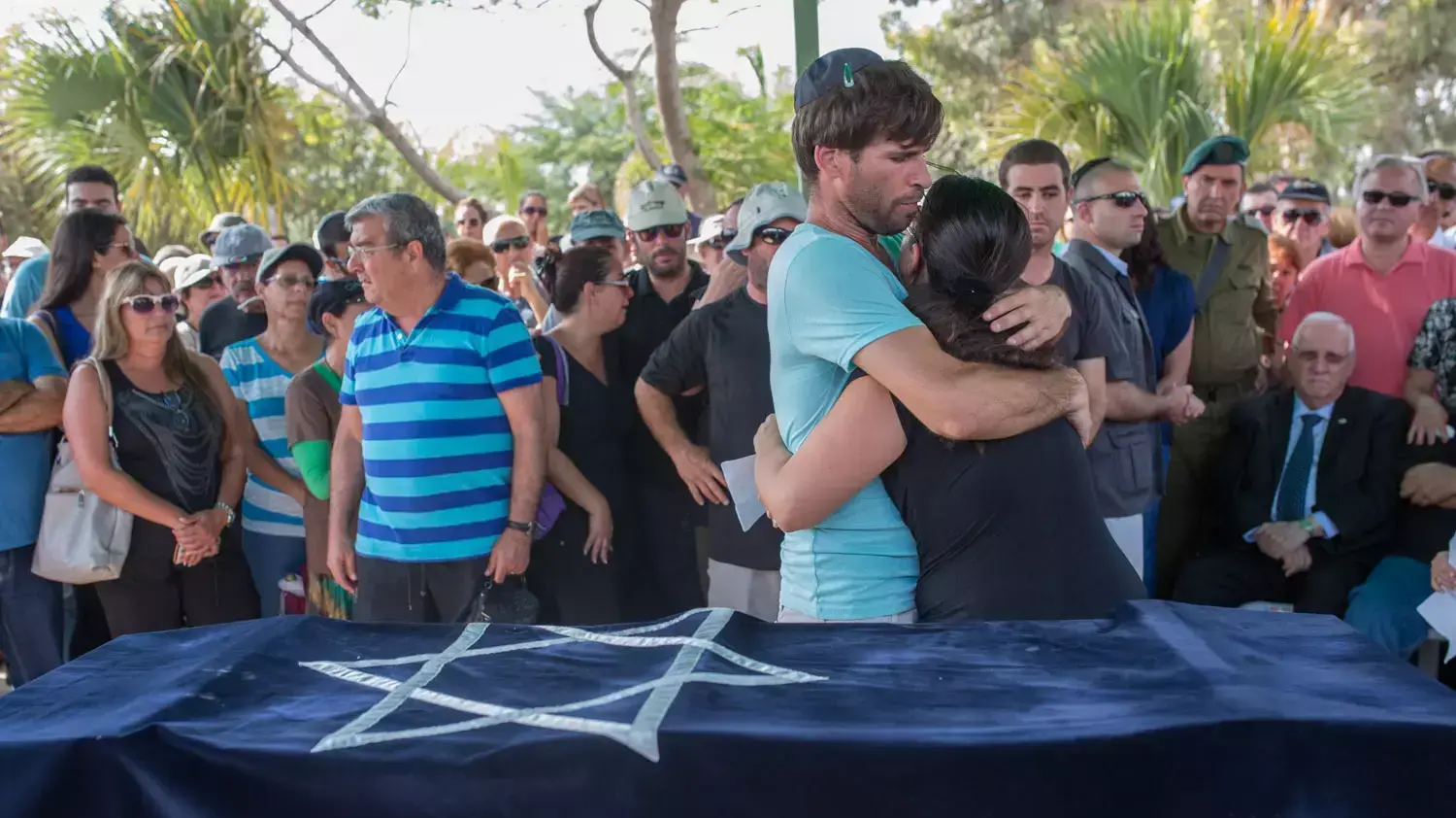 הלווייתו של דניאל טרגרמן, בבית העלמין בחבל שלום. אוגוסט 2014 הלווייתו של דניאל טרגרמן, בבית העלמין בחבל שלום. אוגוסט 2014