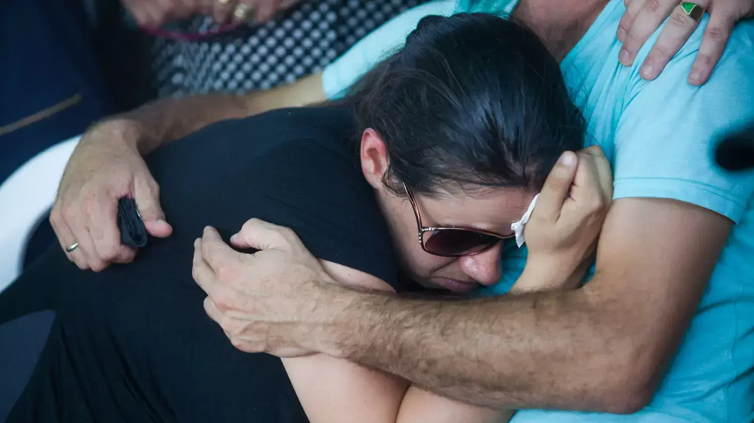 הלווייתו של דניאל טרגרמן, בבית העלמין בחבל שלום. אוגוסט 2014