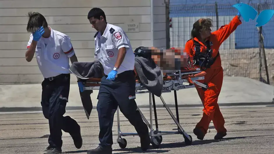 פינוי הקצין שנפצע מפצמ"ר בגבול סוריה, בית החולים רמב"ם. אוגוסט 2014 פינוי הקצין שנפצע מפצמ"ר בגבול סוריה, בית החולים רמב"ם. אוגוסט 2014
