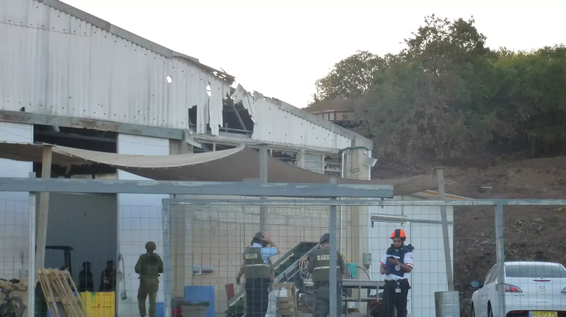 נפילת פצמ"ר בעין זיון. אוגוסט 2014 נפילת פצמ"ר בעין זיון. אוגוסט 2014