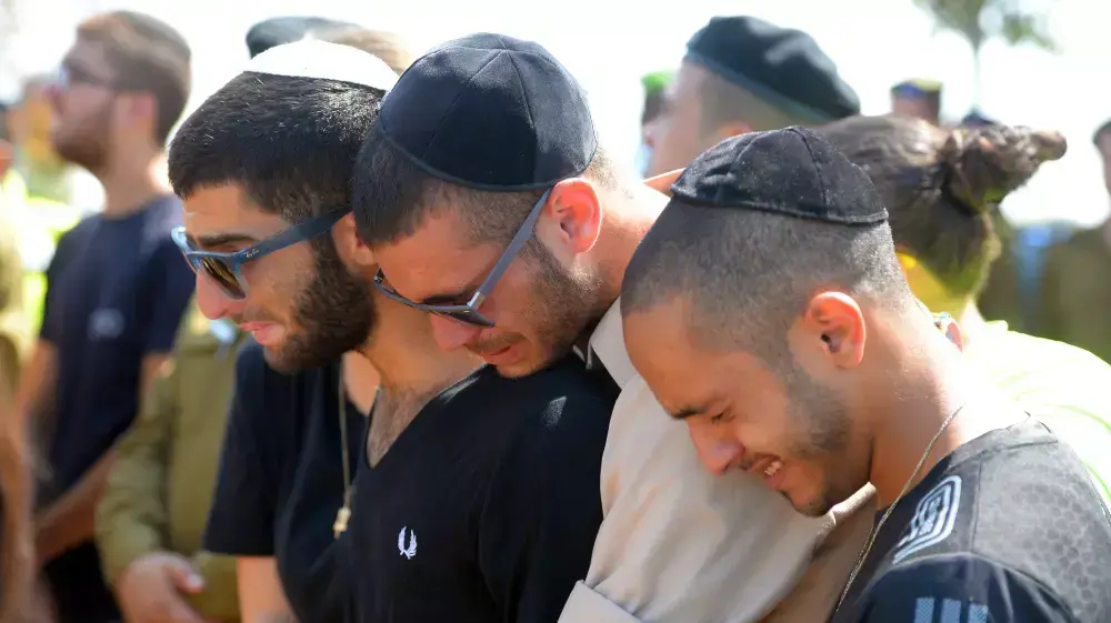 הלווייתו של נתנאל ממן שנפגע מרקטה, גן יבנה הלווייתו של נתנאל ממן שנפגע מרקטה, גן יבנה