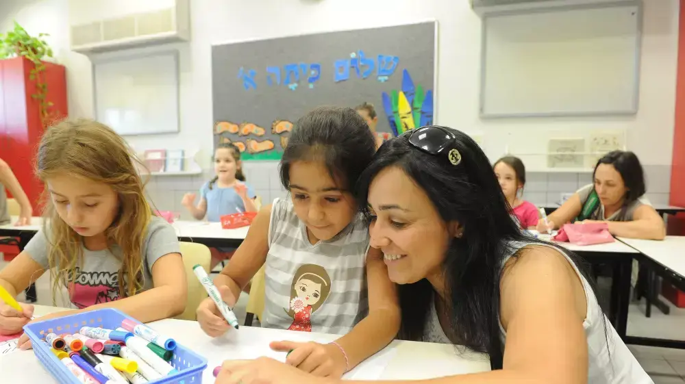 ילדי עוטף עזה בבית ספר יסודי "חופים" בקיבוץ יד מרדכי מתכוננים לפתיחת שנת הלימודים מחר, 31 באוגוסט 2014 ילדי עוטף עזה בבית ספר יסודי "חופים" בקיבוץ יד מרדכי מתכוננים לפתיחת שנת הלימודים מחר, 31 באוגוסט 2014