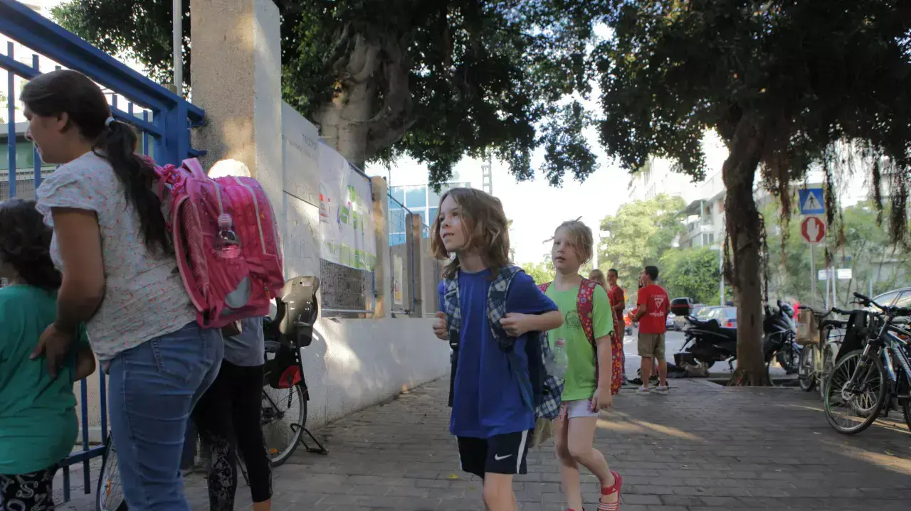 פתיחת שנת הלימודים בבית ספר בלפור בתל אביב, ספטמבר 2014 פתיחת שנת הלימודים בבית ספר בלפור בתל אביב, ספטמבר 2014