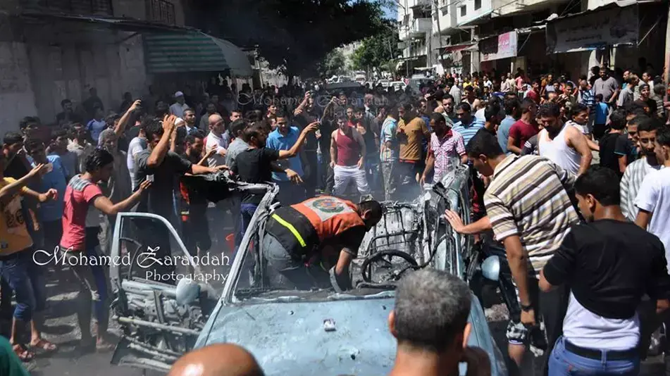 תקיפת כלי רכב בשג'אעיה שבה נהרגו ארבעה בני אדם. 25 באוגוסט 2014 תקיפת כלי רכב בשג'אעיה שבה נהרגו ארבעה בני אדם. 25 באוגוסט 2014