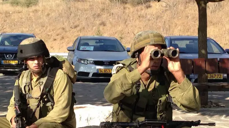 כוחות צה"ל בגבול סוריה. ספטמבר 2014