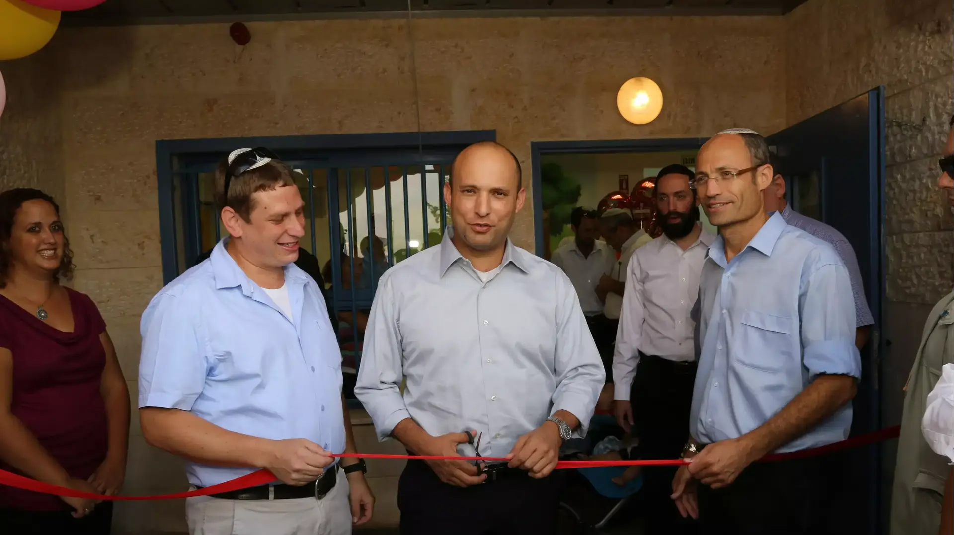 השר בנט בפתיחת שנת הלימודים בישיבת מקור חיים בגוש עציון  1 בספטמבר 2014