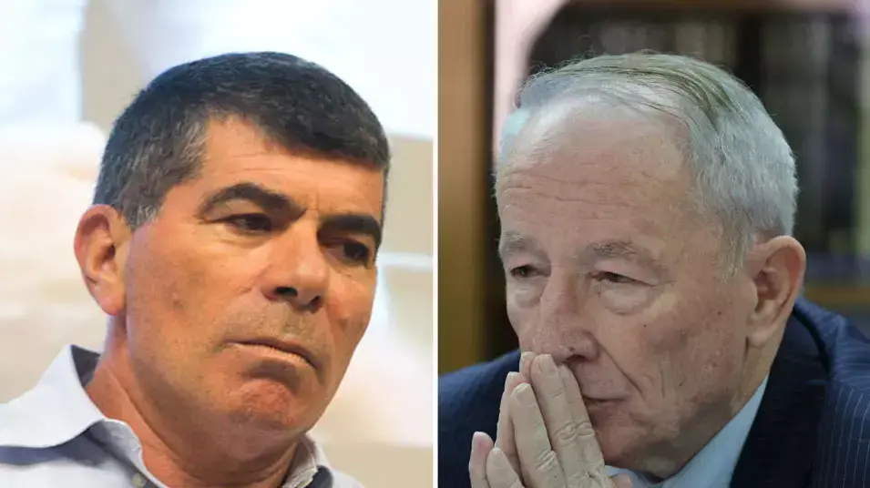 יהודה וינשטיין וגבי אשכנזי. ספטמבר 2014 יהודה וינשטיין וגבי אשכנזי. ספטמבר 2014