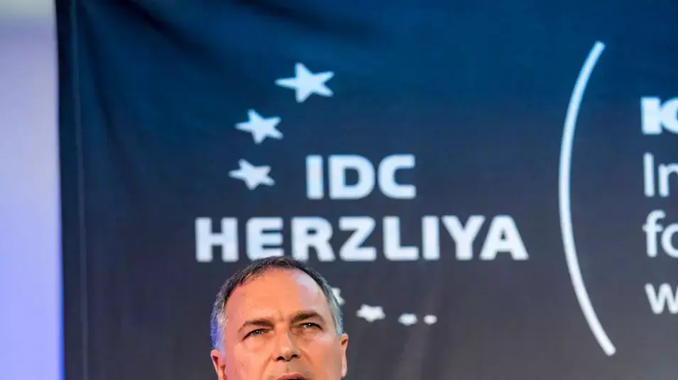 יוחנן דנינו בכנס המכון למדיניות נגד טרור בבינתחומי. ספטמבר 2014