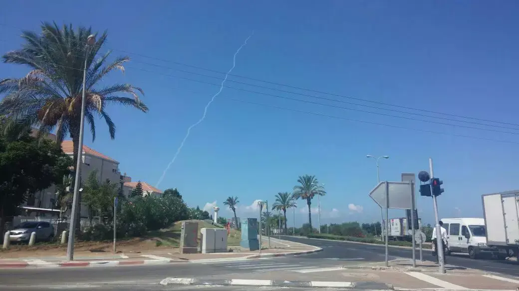 ניסוי במערכת הגנה מפני טילים בשמי אשדוד. ספטמבר 2014 ניסוי במערכת הגנה מפני טילים בשמי אשדוד. ספטמבר 2014