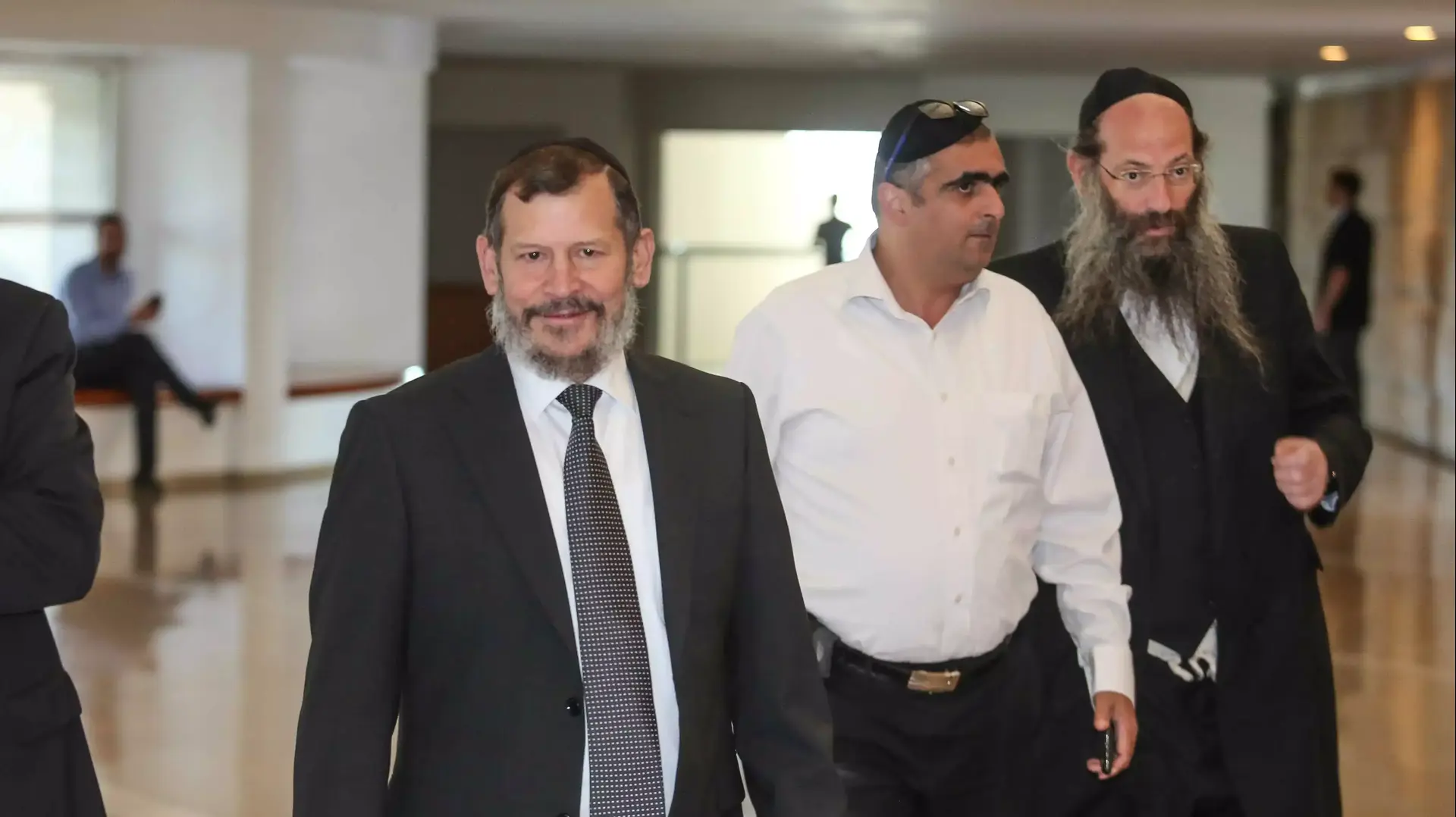 אורי לופליאנסקי  בדיון בעליון בבקשה לדחיית מועד תחילת ריצוי העונש בתיק הולילנד, ספטמבר 2014