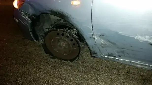 רכב של חירשים הותקף סמוך לכרמיאל רכב של חירשים הותקף סמוך לכרמיאל