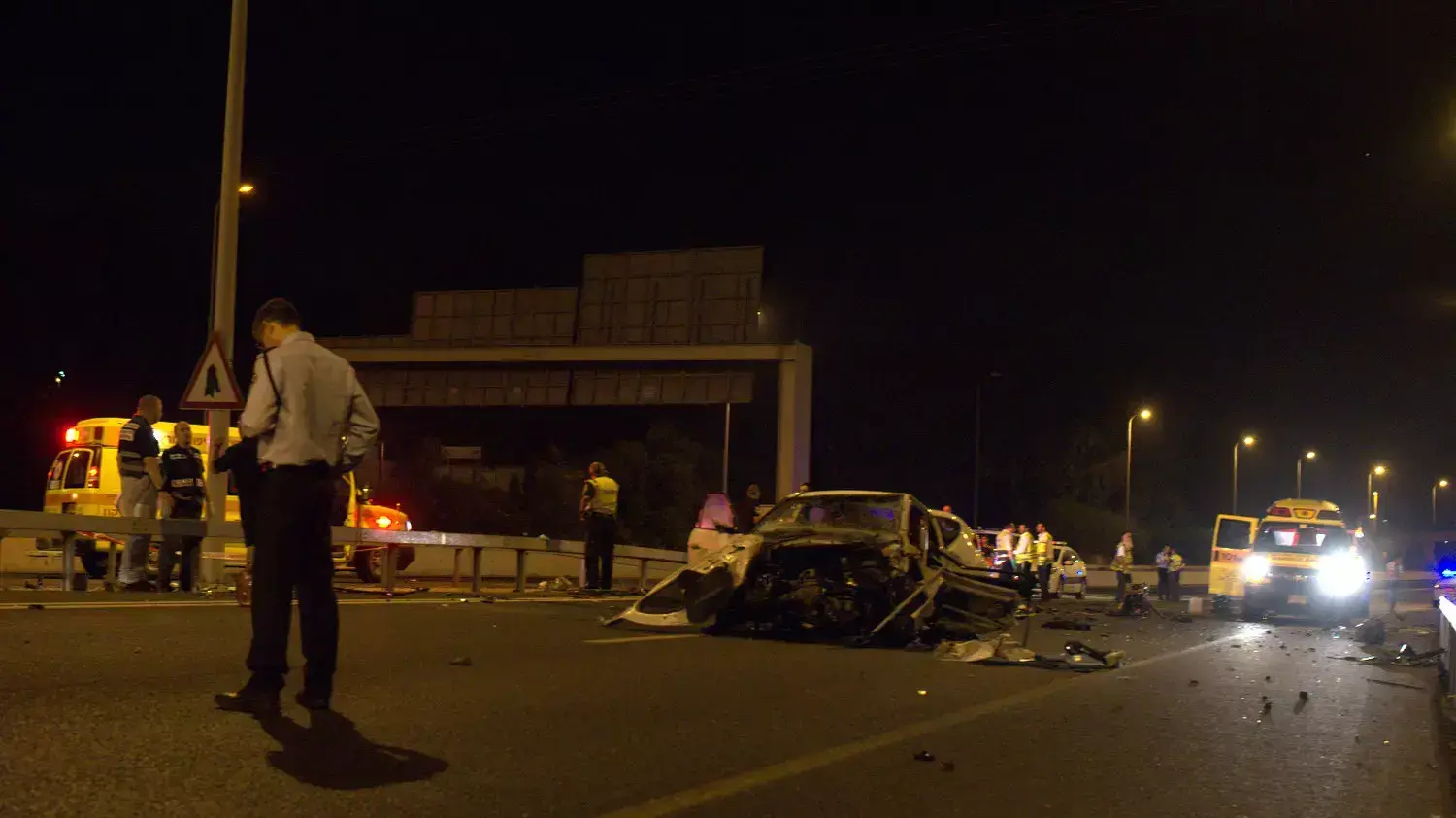 שני הרוגים במרדף משטרתי בצומת גלילות 16 בספטמבר 2014 שני הרוגים במרדף משטרתי בצומת גלילות 16 בספטמבר 2014