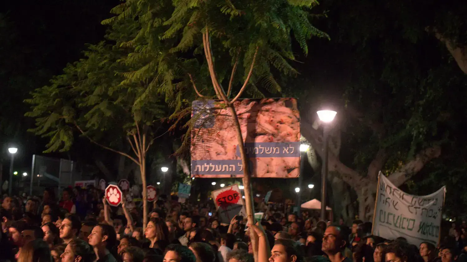 אלפים הפגינו בתל אביב בעד זכויות בעלי חיים, ספטמבר 2014 אלפים הפגינו בתל אביב בעד זכויות בעלי חיים, ספטמבר 2014