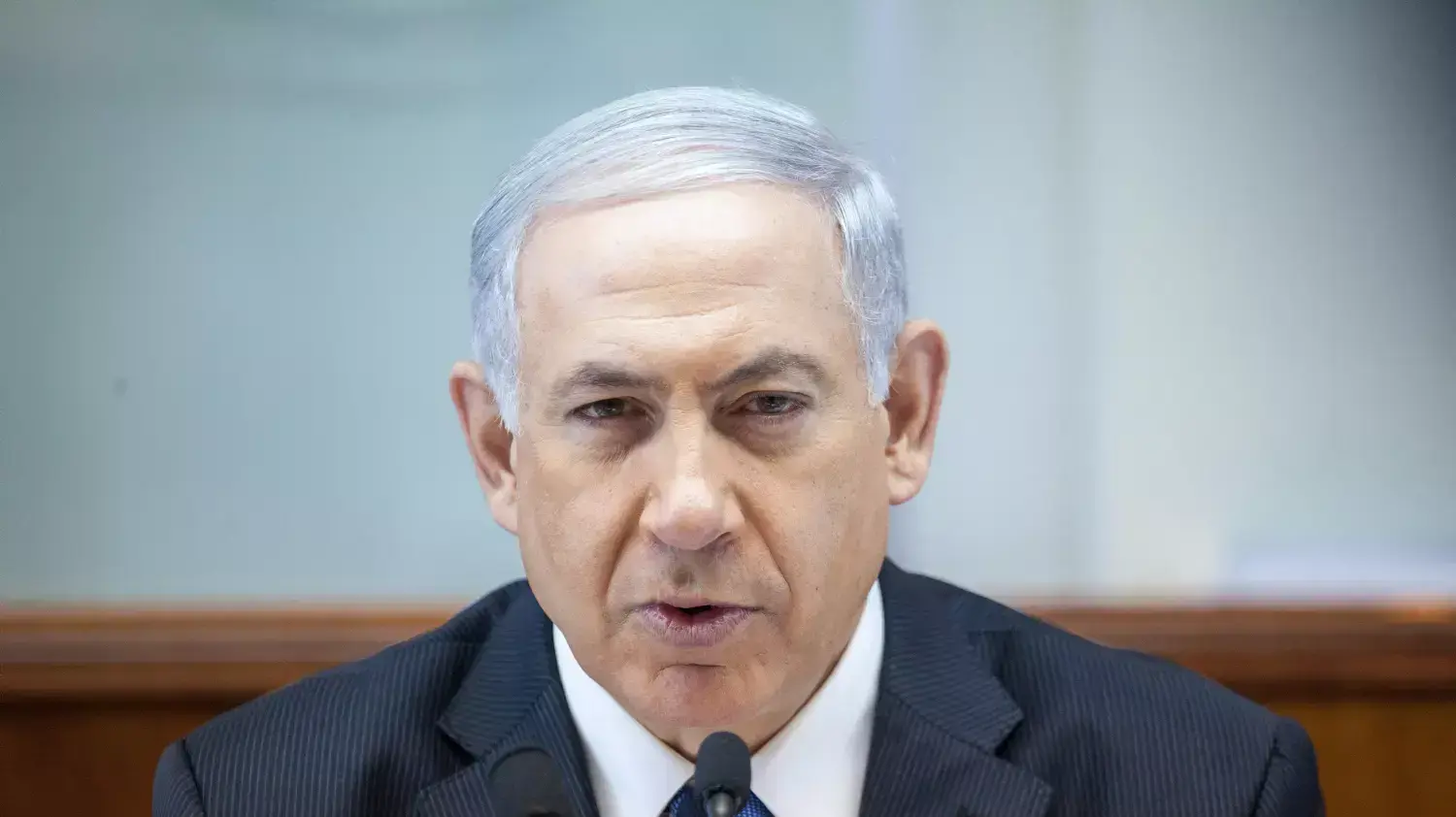 רוה"מ נתניהו בישיבת ממשלה, ספטמבר 2014