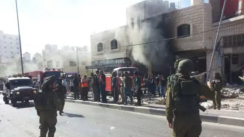 ביתם של חוטפי הנערים שנהרגו על ידי כוחות צה"ל בניסיון לעצור אותם, חברון.