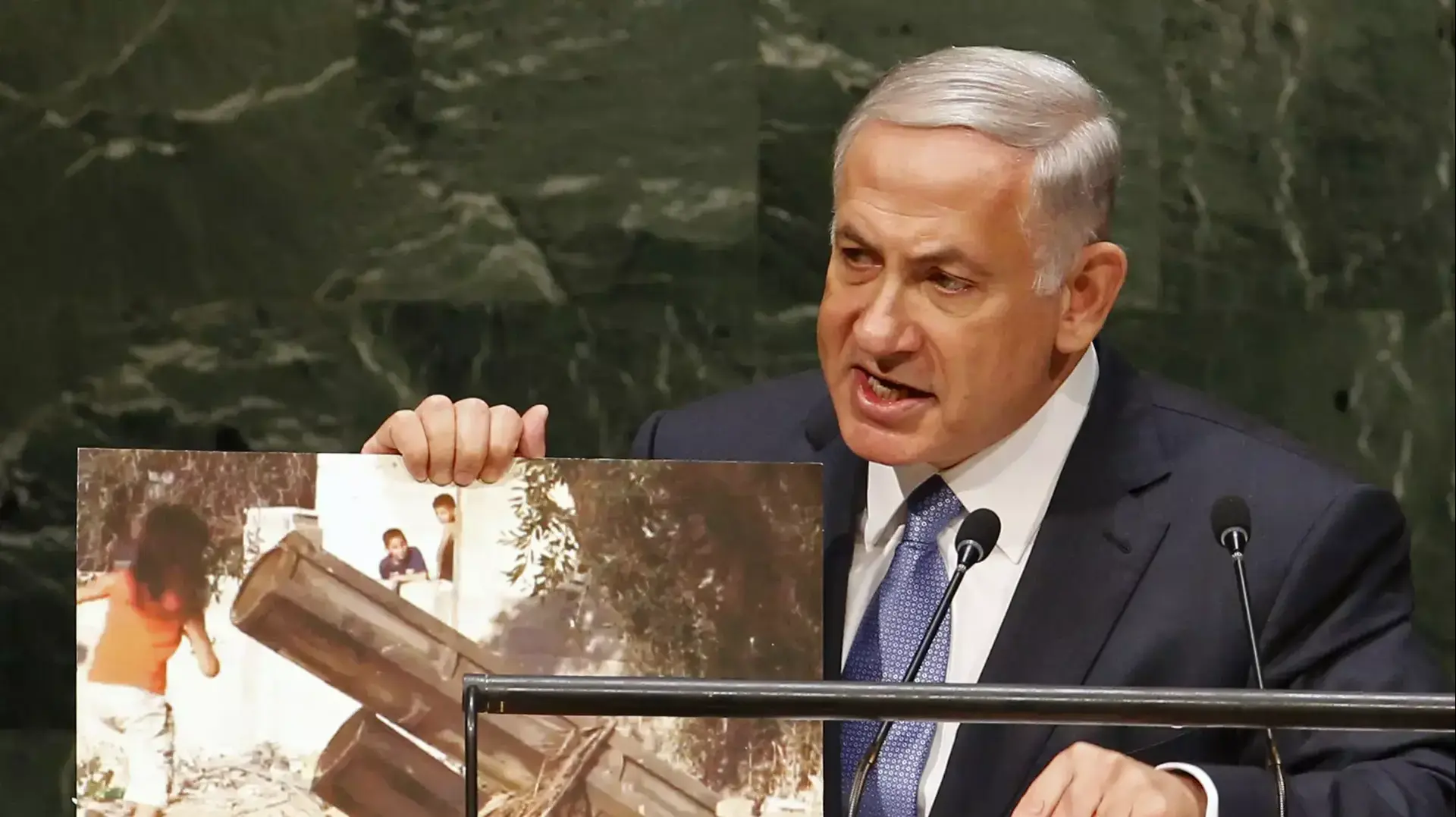 ראש הממשלה בנימין נתניהו נואם בעצרת האו"ם ראש הממשלה בנימין נתניהו נואם בעצרת האו"ם