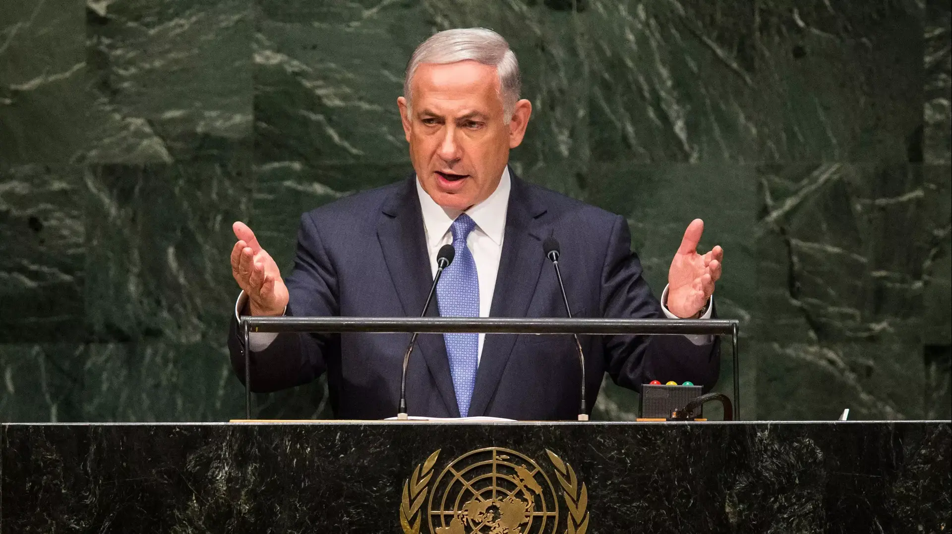 ראש הממשלה בנימין נתניהו נואם בעצרת האו"ם ראש הממשלה בנימין נתניהו נואם בעצרת האו"ם