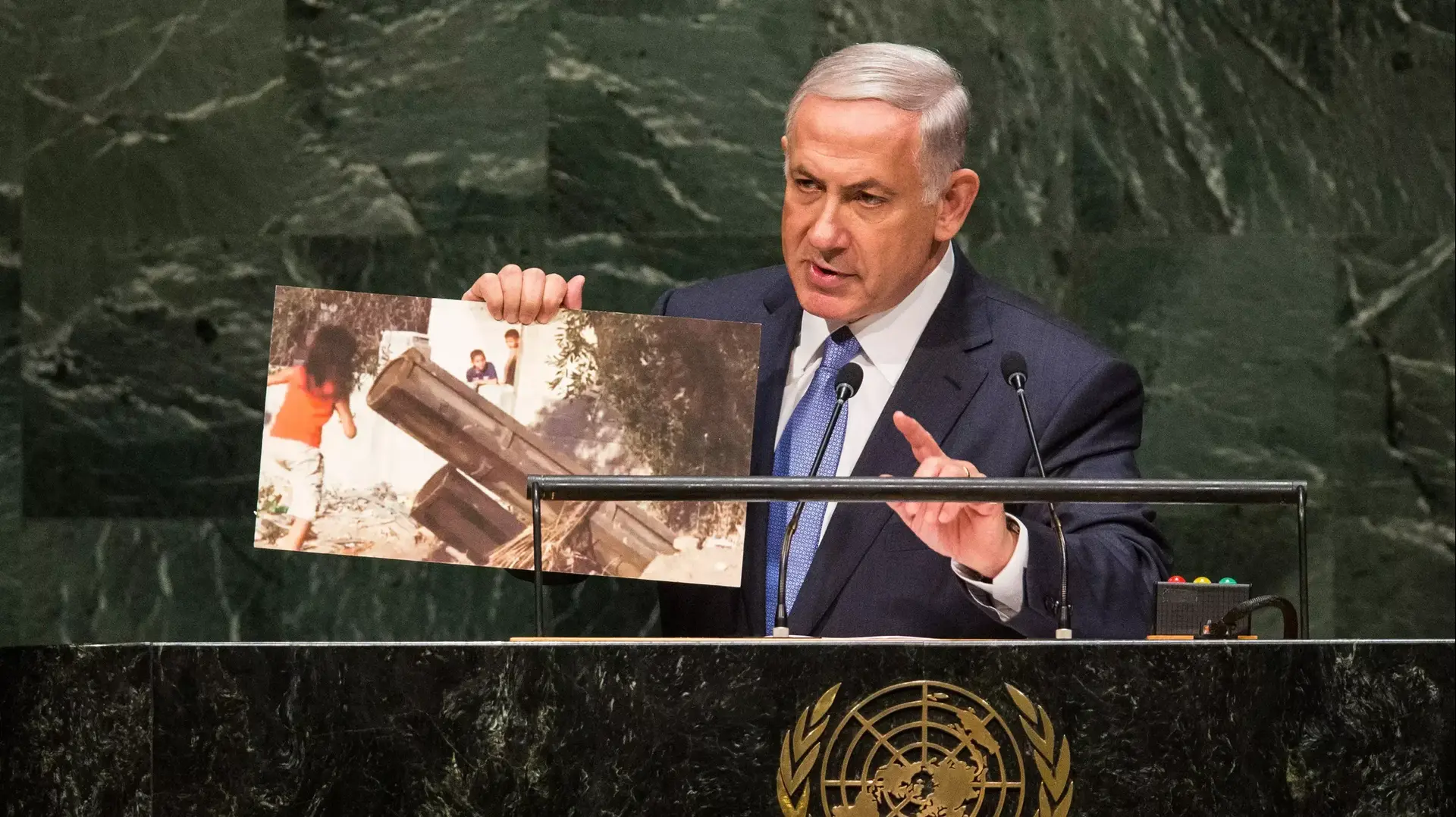 ראש הממשלה בנימין נתניהו נואם בעצרת האו"ם ראש הממשלה בנימין נתניהו נואם בעצרת האו"ם