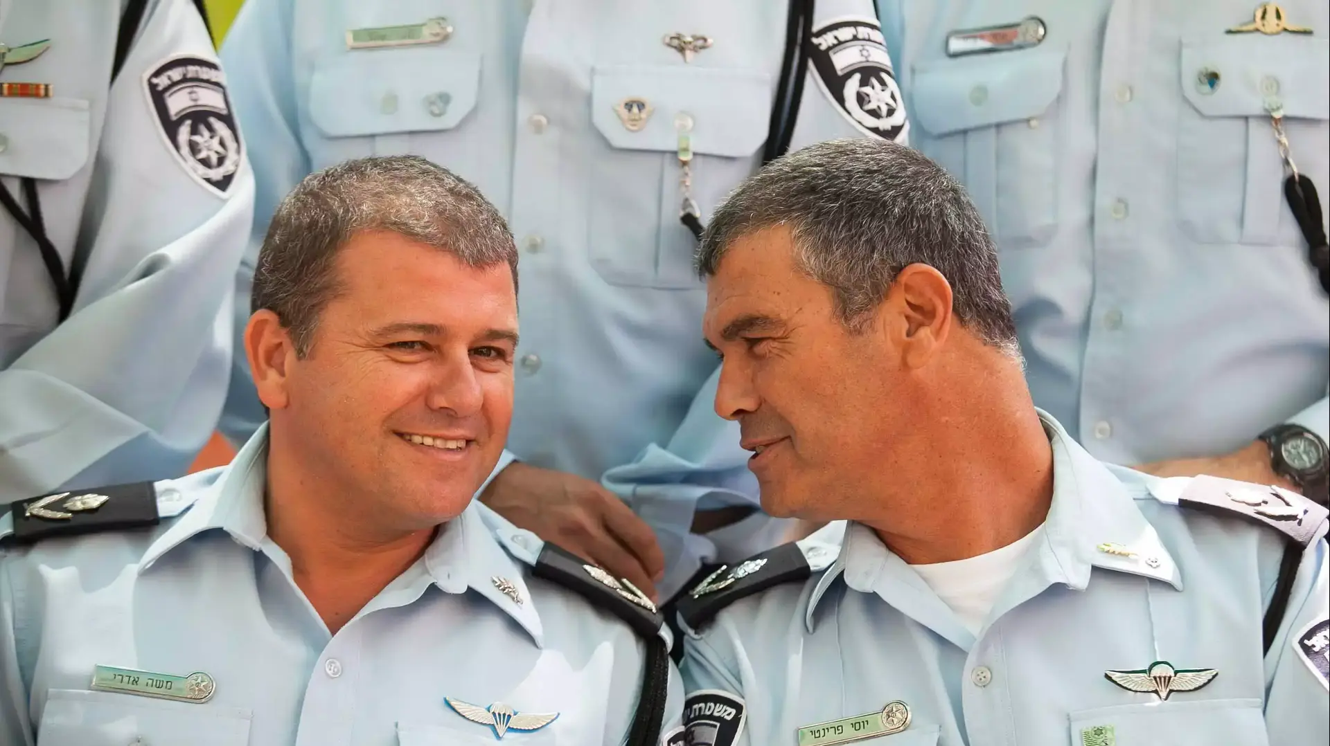 ניצב יוסי פריינטי  וניצב משה אדרי, ספטמבר 2014