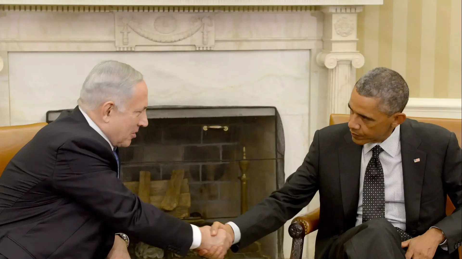 פגישת רוה"מ נתניהו ונשיא ארה"ב ברק אובמה בבית הלבן, אוקטובר 2014 פגישת רוה"מ נתניהו ונשיא ארה"ב ברק אובמה בבית הלבן, אוקטובר 2014