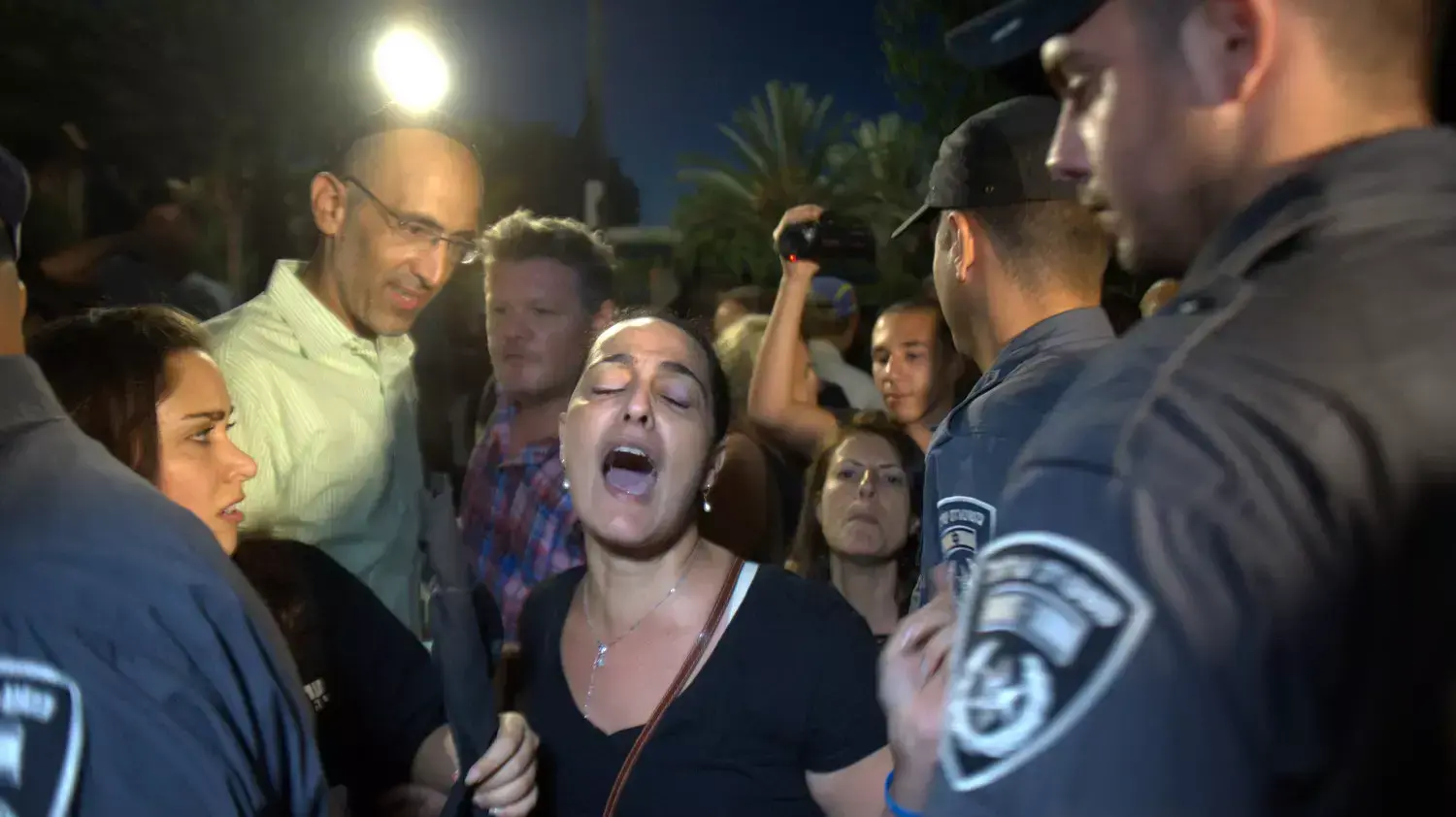 הפגנה נגד מבקשי המקלט בדרום תל אביב, אוקטובר 2014 הפגנה נגד מבקשי המקלט בדרום תל אביב, אוקטובר 2014