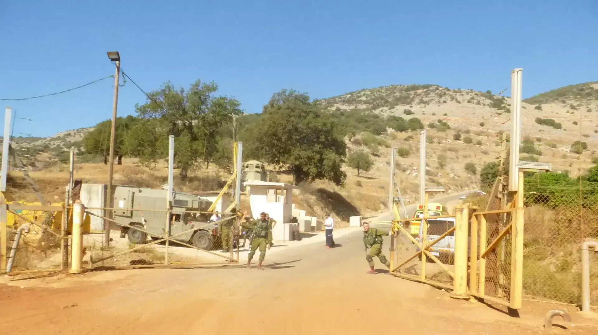מוצב צה"ל בהר דב שבגבול לבנון מוצב צה"ל בהר דב שבגבול לבנון
