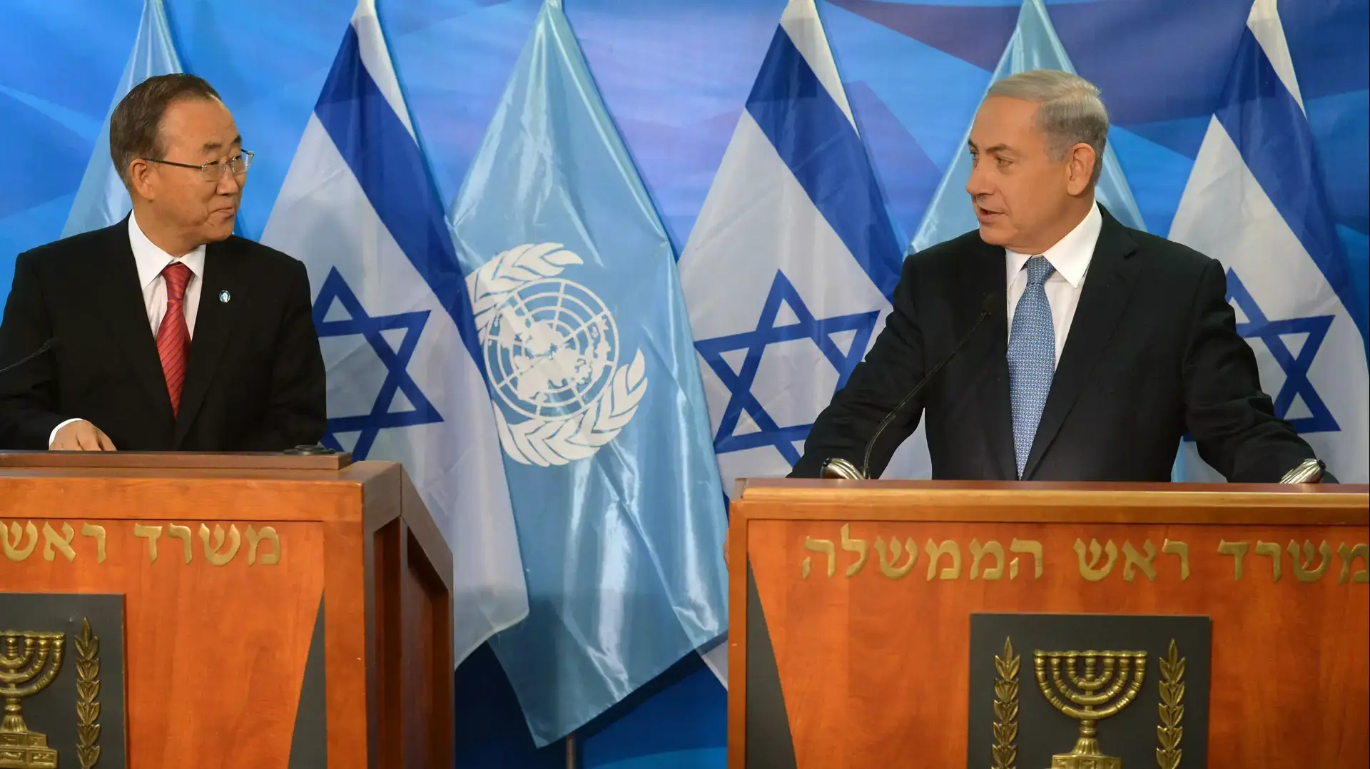 רה"מ נתניהו נפגש עם מזכ"ל האו"ם באן קי מון בירושלים רה"מ נתניהו נפגש עם מזכ"ל האו"ם באן קי מון בירושלים
