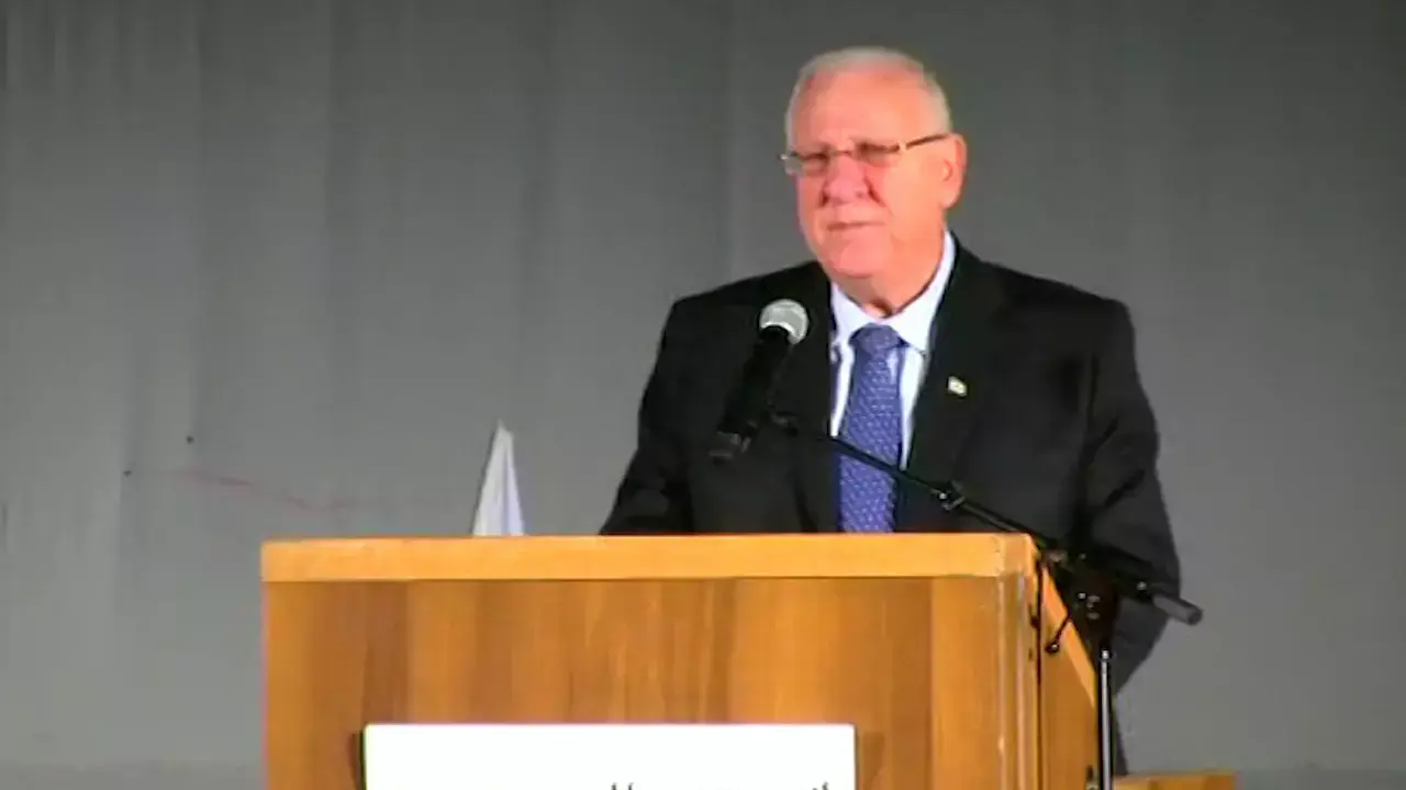 הנשיא ריבלין בטקס הזיכרון לטבח בכפר קאסם: "פשע חמור נעשה כאן"