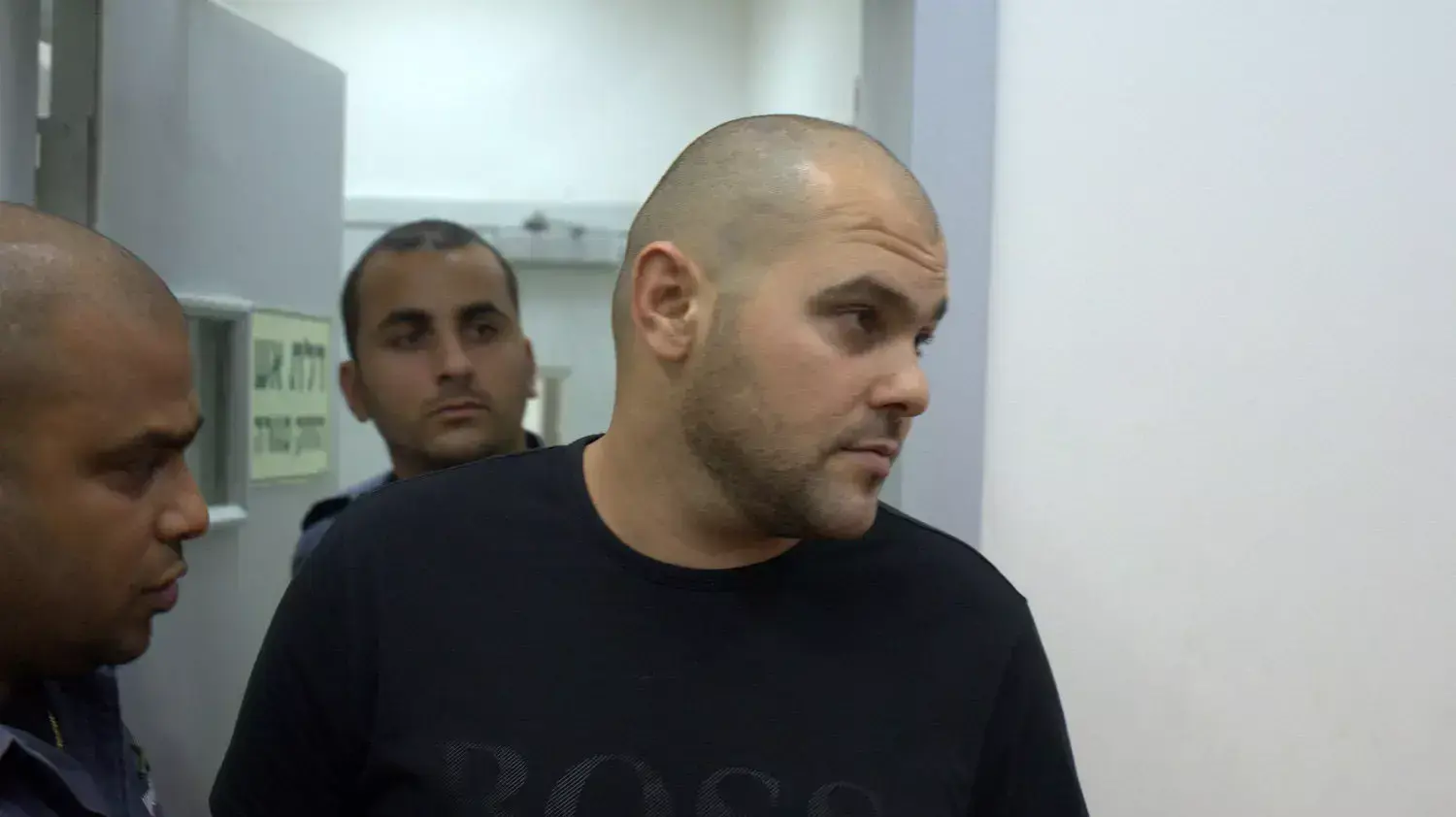 מיכאל מור מובא להארכת מעצר, אוקטובר 2014 מיכאל מור מובא להארכת מעצר, אוקטובר 2014