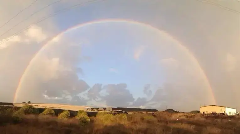 קשת בענן בתל מונד, 31 באוקטובר 2014 קשת בענן בתל מונד, 31 באוקטובר 2014