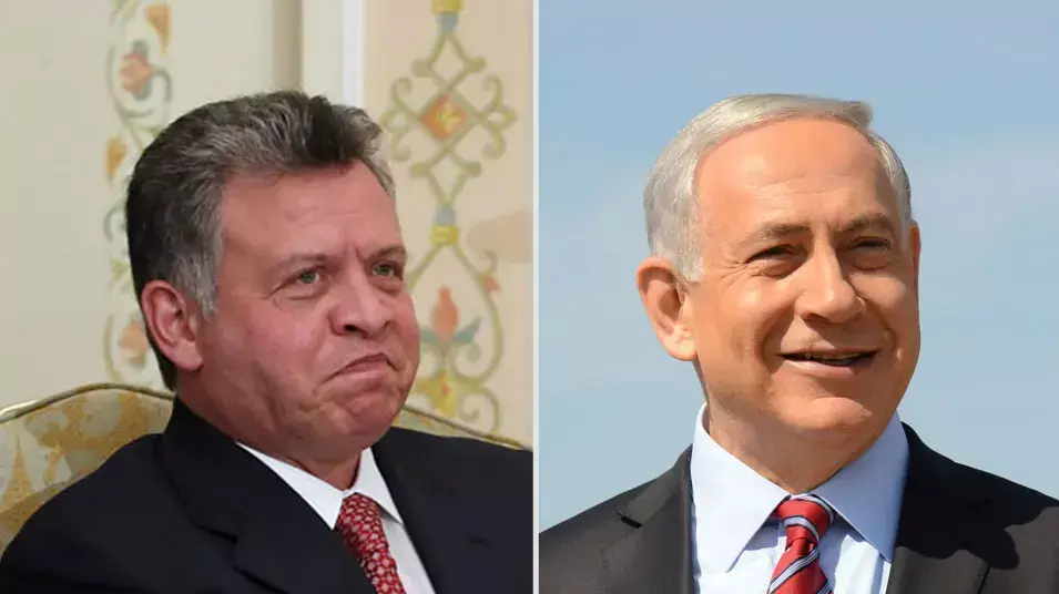 המלך עבדאללה  ורוה"מ בנימין נתניהו