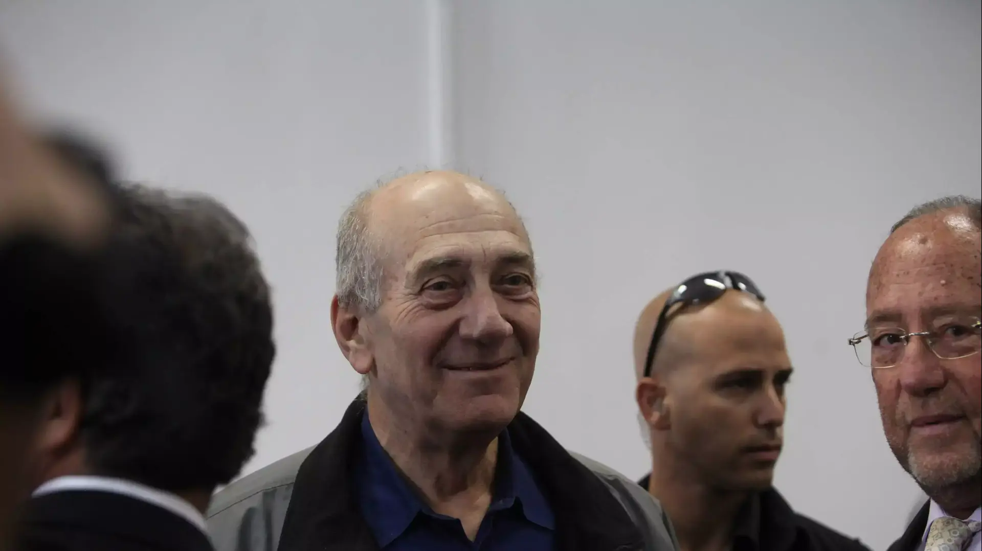 אהוד אולמרט בבית המשפט המחוזי בירושלים, נובמבר 2014 אהוד אולמרט בבית המשפט המחוזי בירושלים, נובמבר 2014