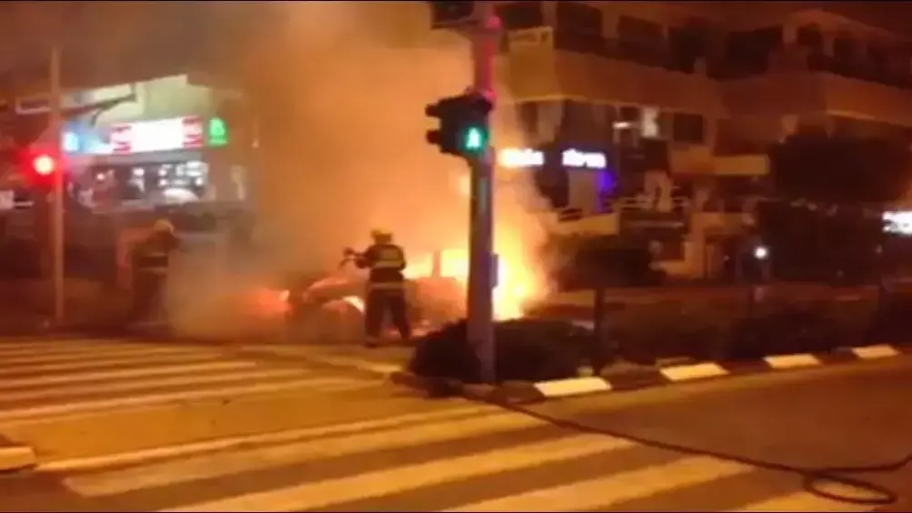 פיצוץ בכלי רכב באשדוד פיצוץ בכלי רכב באשדוד