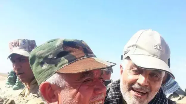 קאסם סולימנאי עם האדי עמארי הממונה על הכוחות המיוחדים של צבא עיראק קאסם סולימנאי עם האדי עמארי הממונה על הכוחות המיוחדים של צבא עיראק