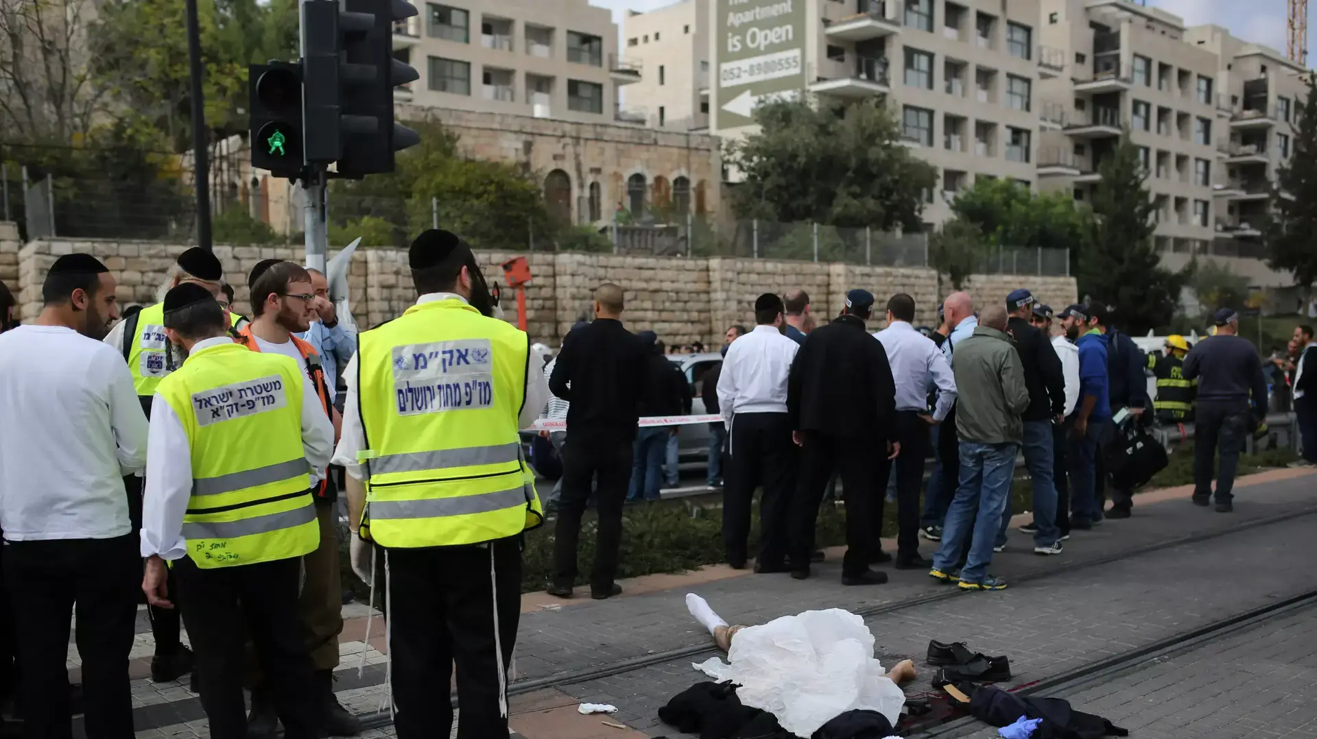 זירת הפיגוע בירושלים זירת הפיגוע בירושלים