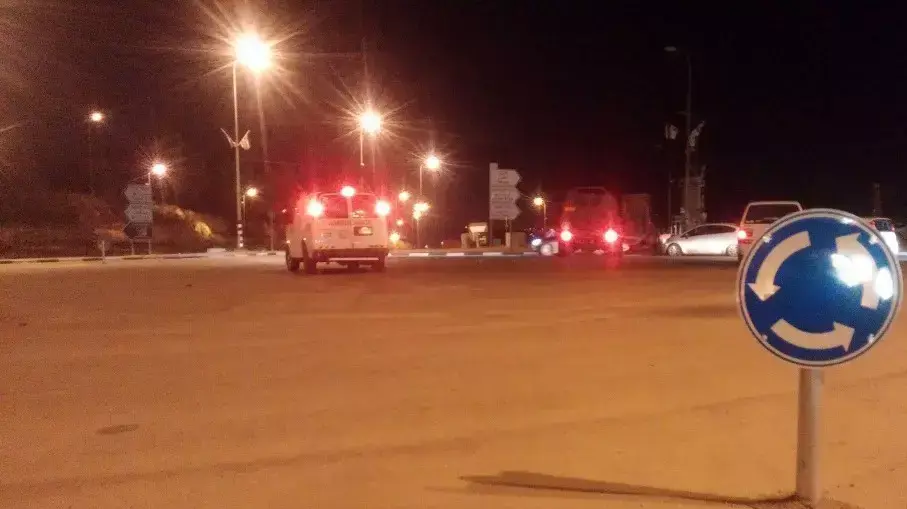זירת פיגוע הדריסה בצומת הגוש סמול לאל-ערוב כביש 60 גוש עציון זירת פיגוע הדריסה בצומת הגוש סמול לאל-ערוב כביש 60 גוש עציון