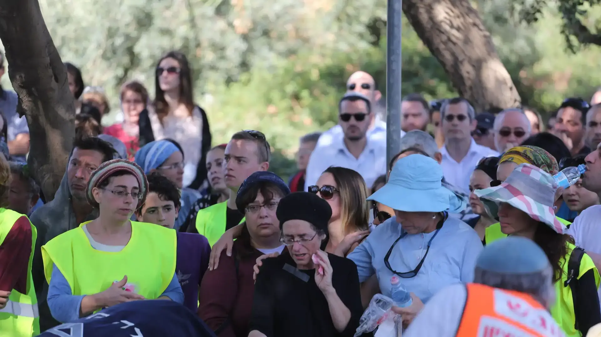 הלוויתה של  דליה למקוס ביישוב תקוע בגוש עציון, נובמבר 2104