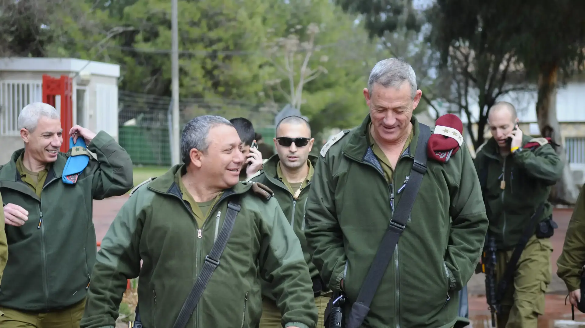 בני גנץ והאלוף גדי איזנקוט בני גנץ והאלוף גדי איזנקוט