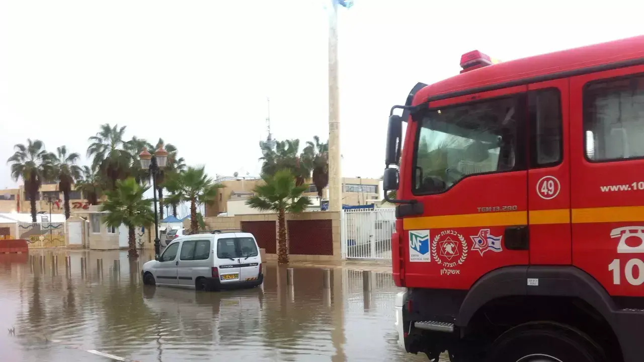 הצפה באשקלון הצפה באשקלון
